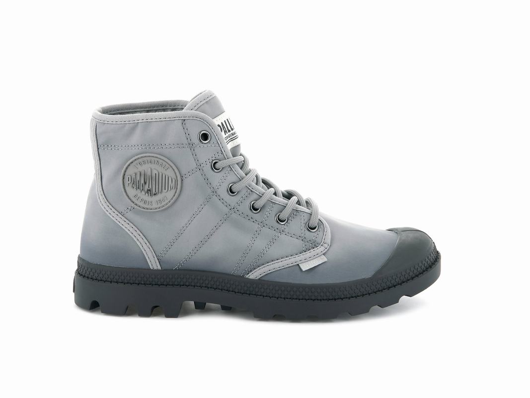 Palladium Pallabrousse Tx Mens Boots Grey/Dark Grey Australia [WHKMUX-490]